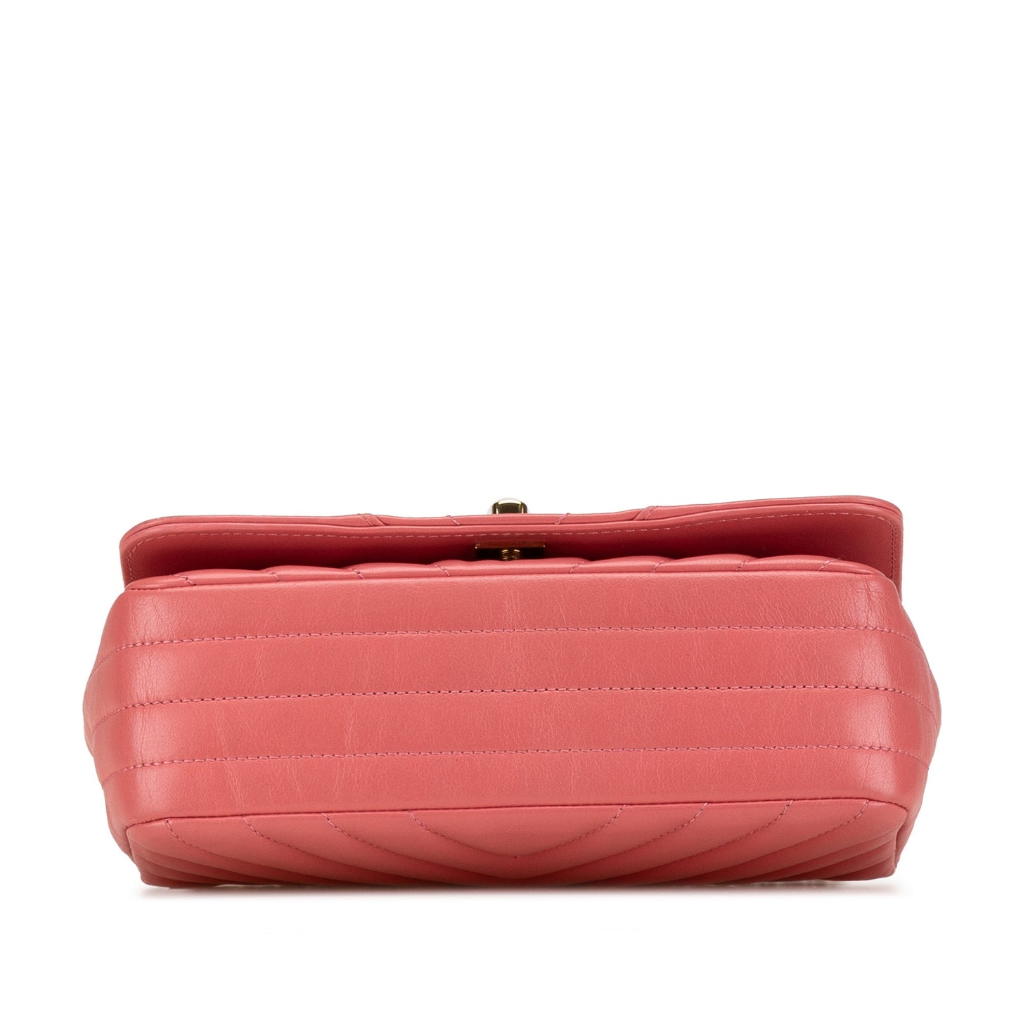 Chanel Sac Mini Chevron Calfskin Statement Flap
