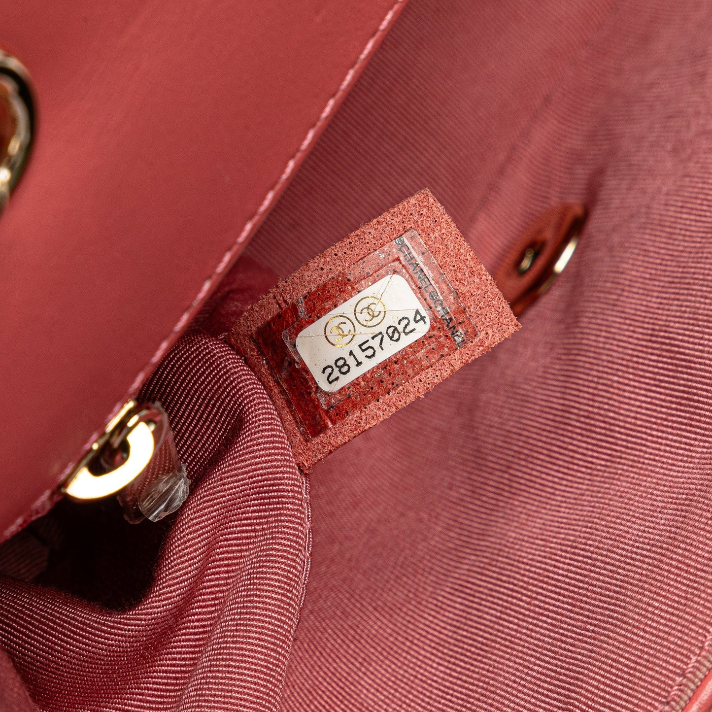 Chanel Sac Mini Chevron Calfskin Statement Flap