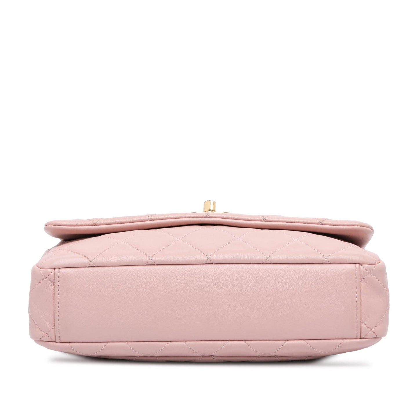 Chanel Sac CC Quilted Lambskin Embellished Chain Flap