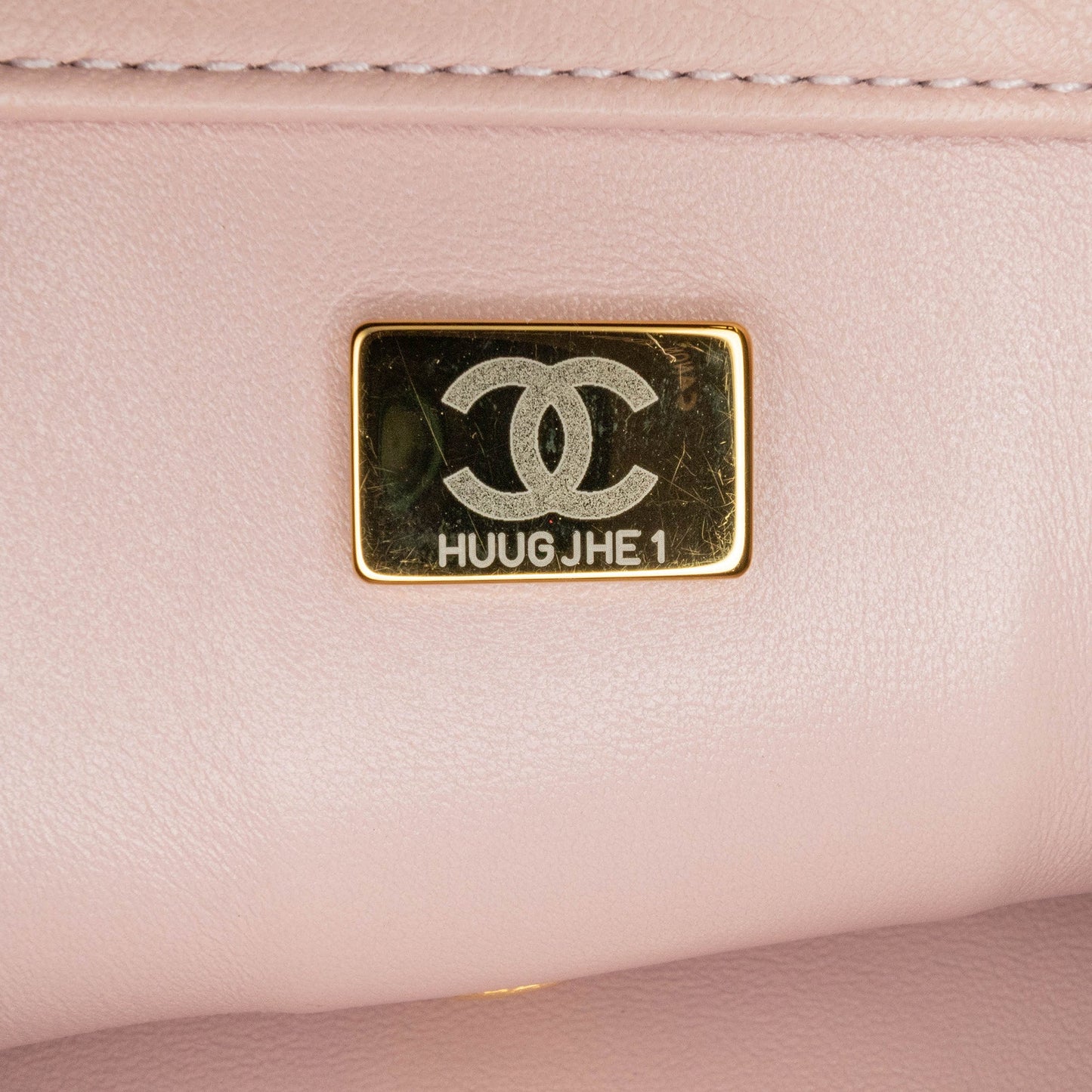 Chanel Sac CC Quilted Lambskin Embellished Chain Flap