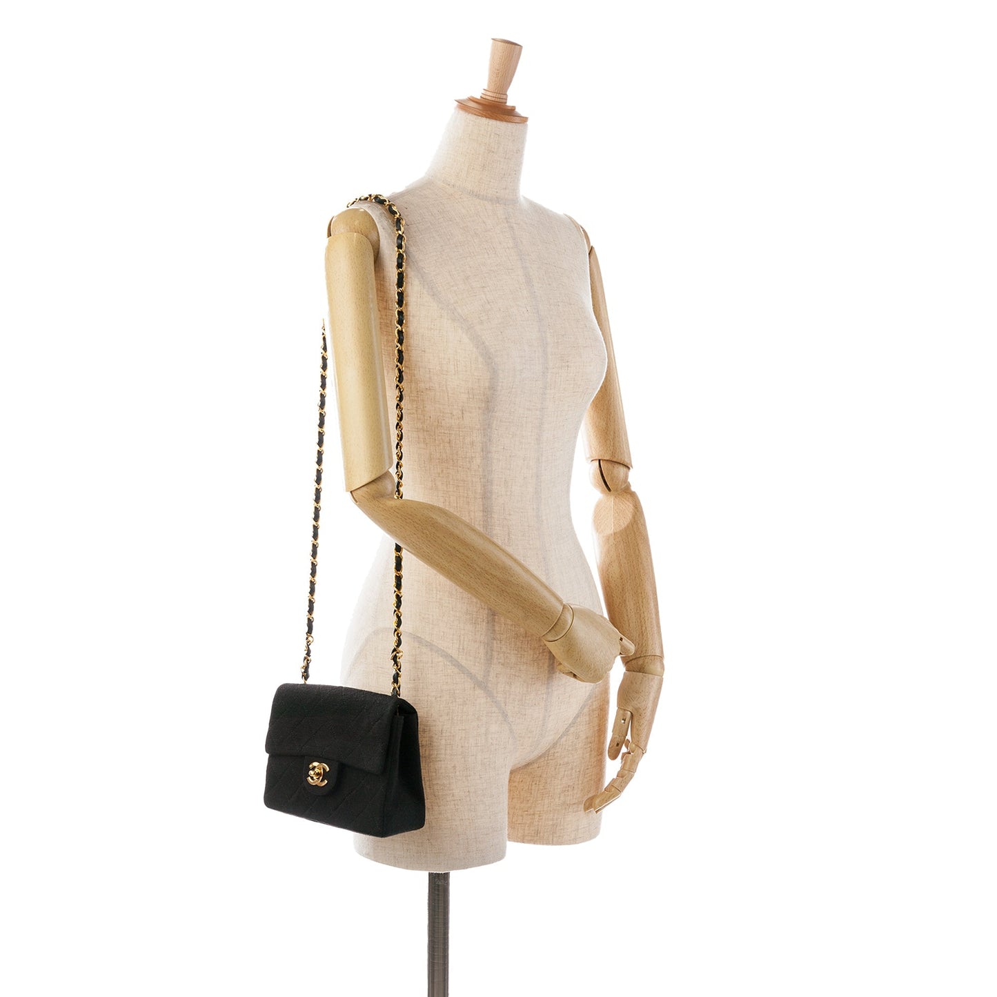 Chanel Sac Mini Square Classic Jersey Flap