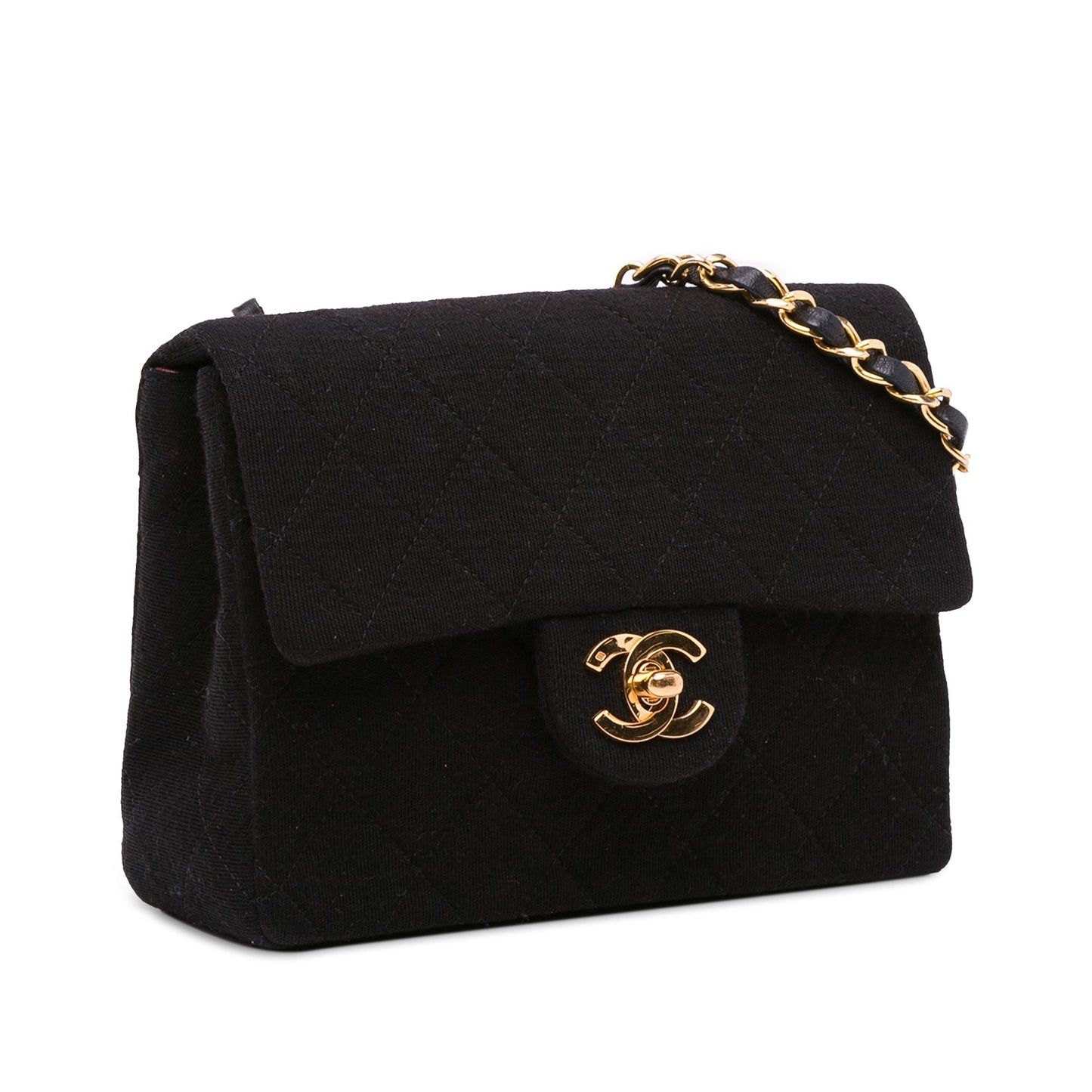 Chanel Sac Mini Square Classic Jersey Flap