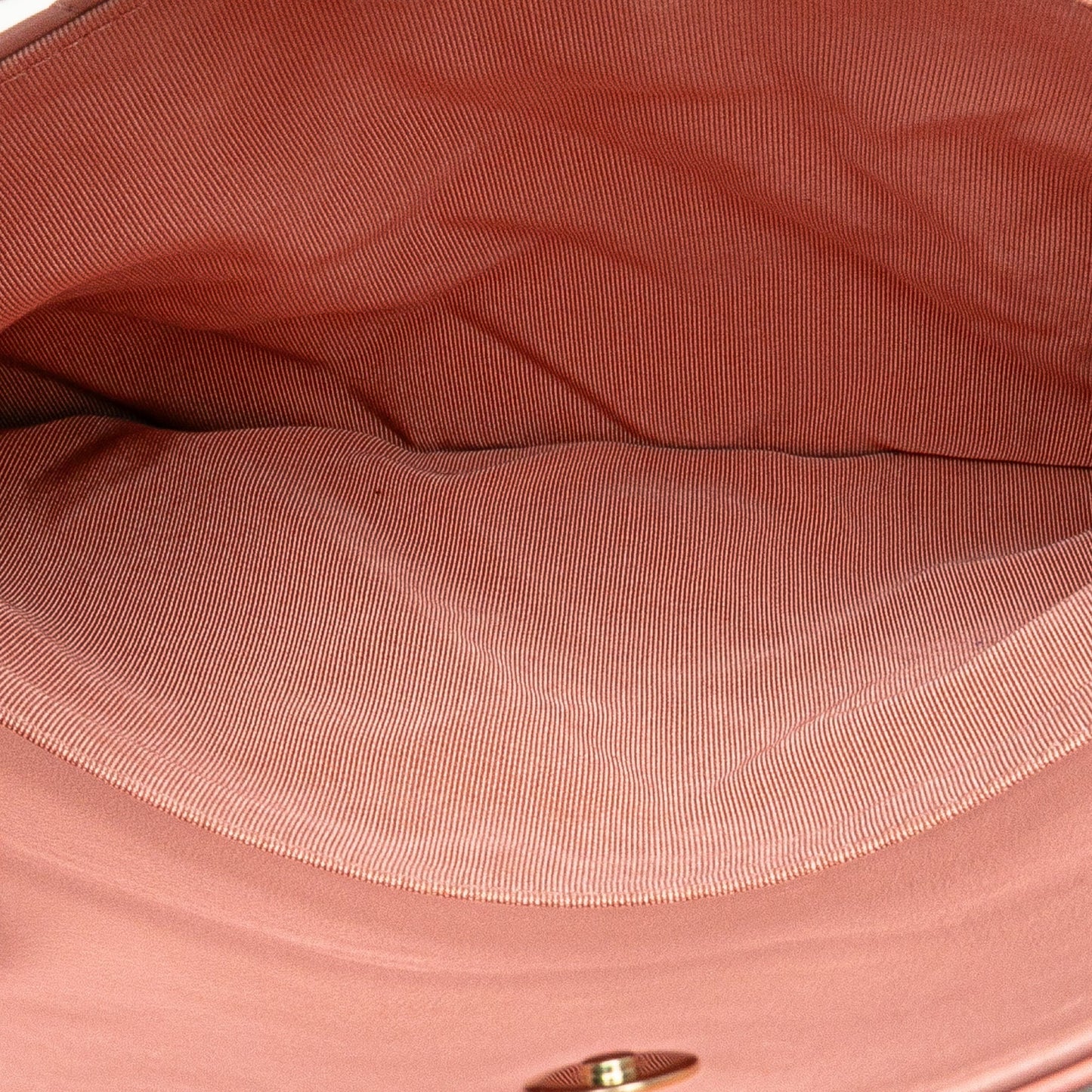 Chanel Sac Medium Quilted Lambskin Flap O Case Clutch
