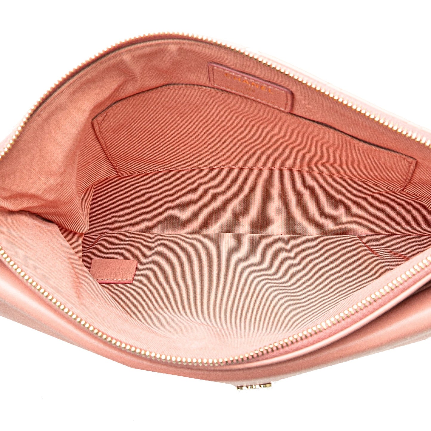 Chanel Sac Medium Quilted Lambskin Flap O Case Clutch