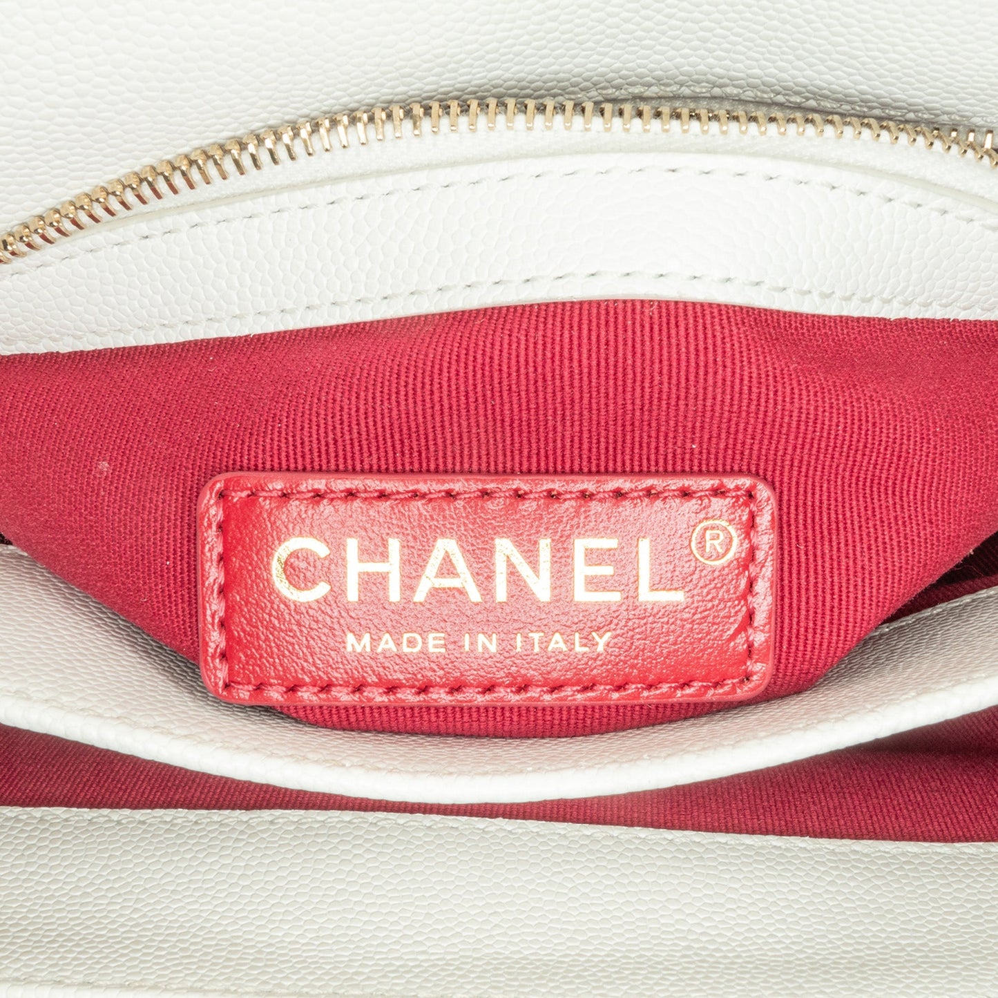 Chanel Sac CC Quilted Caviar Flap Crossbody