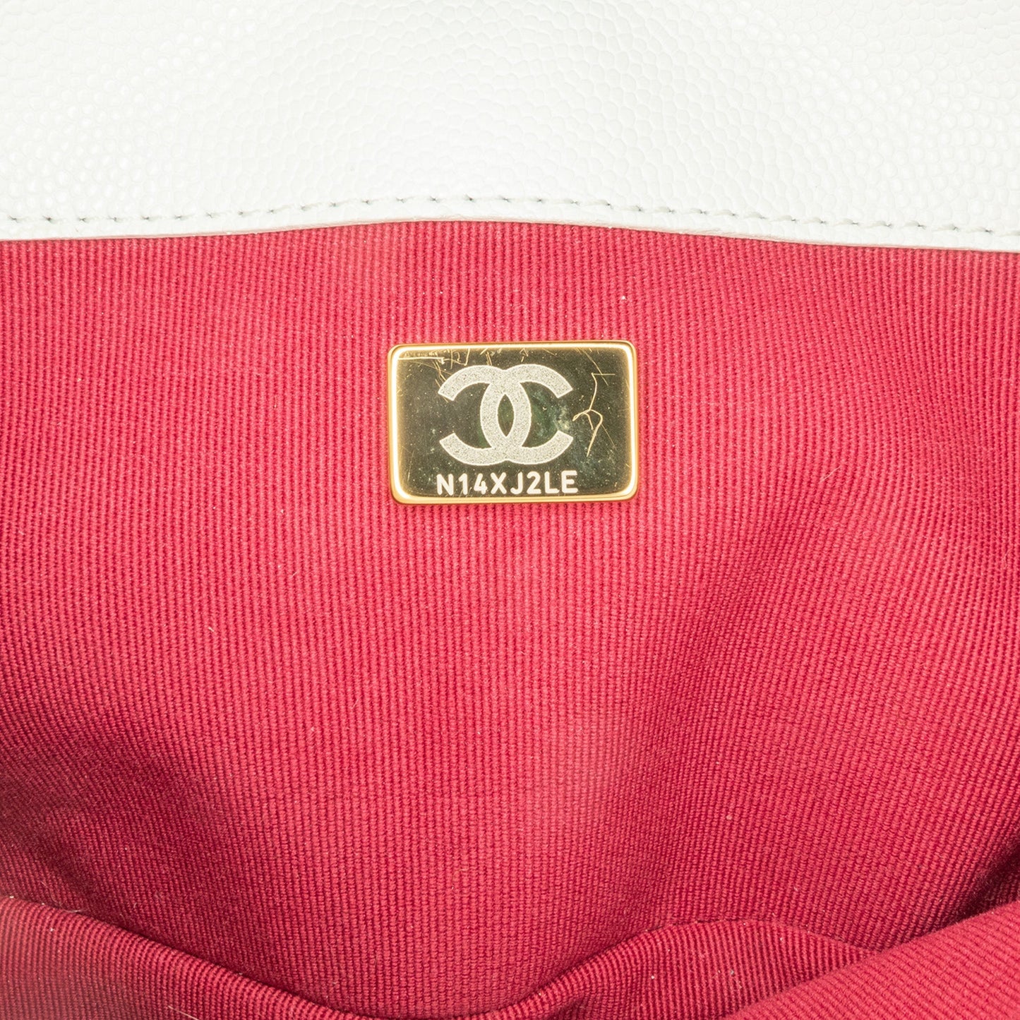 Chanel Sac CC Quilted Caviar Flap Crossbody
