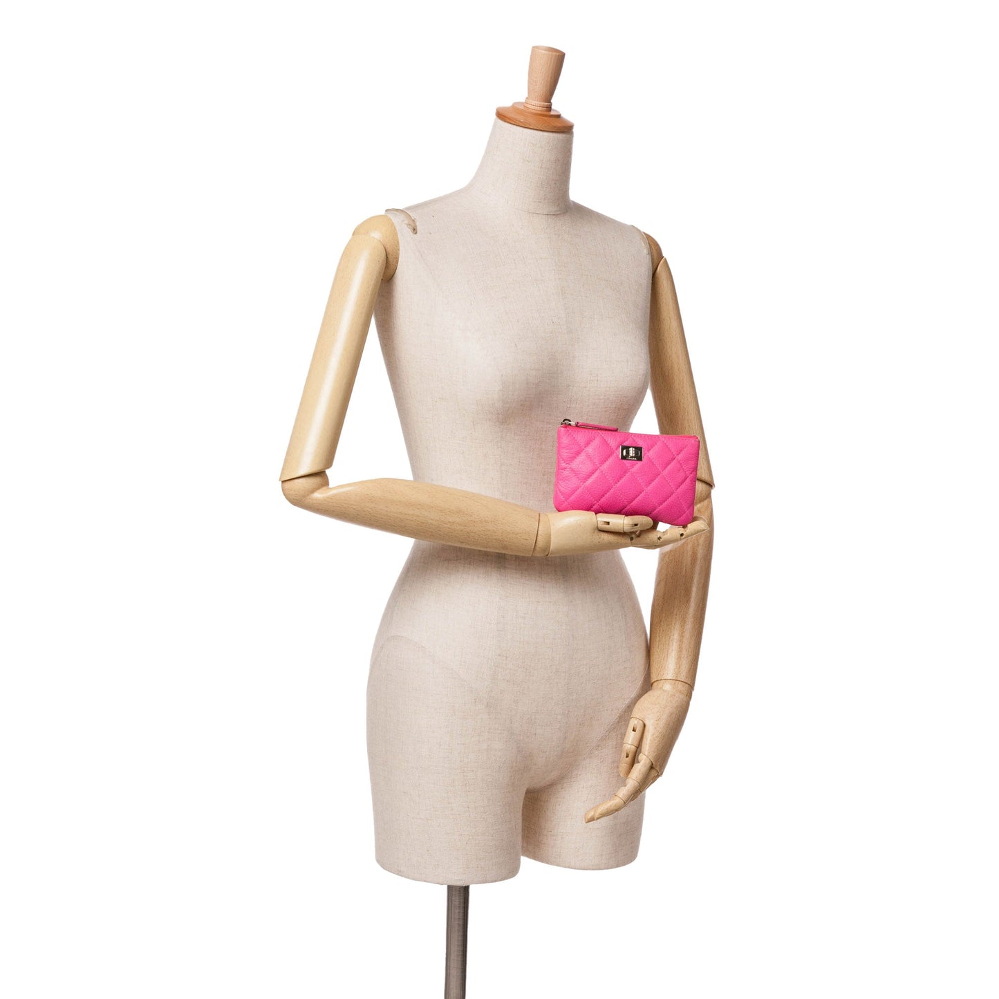 Chanel Sac Small Goatskin Quilted Reissue Cosmetic Pouch