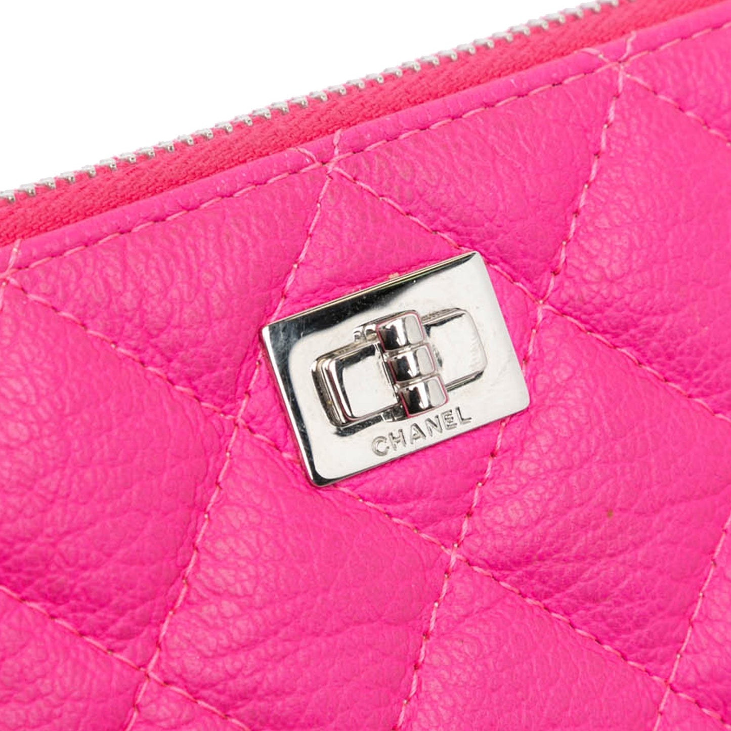 Chanel Sac Small Goatskin Quilted Reissue Cosmetic Pouch