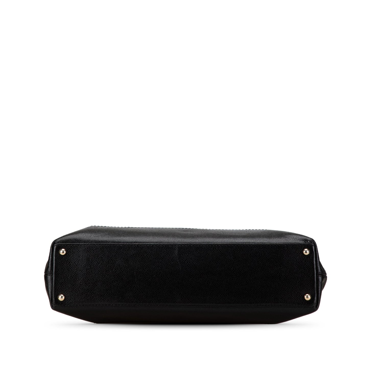 Black Chanel CC Caviar Tote