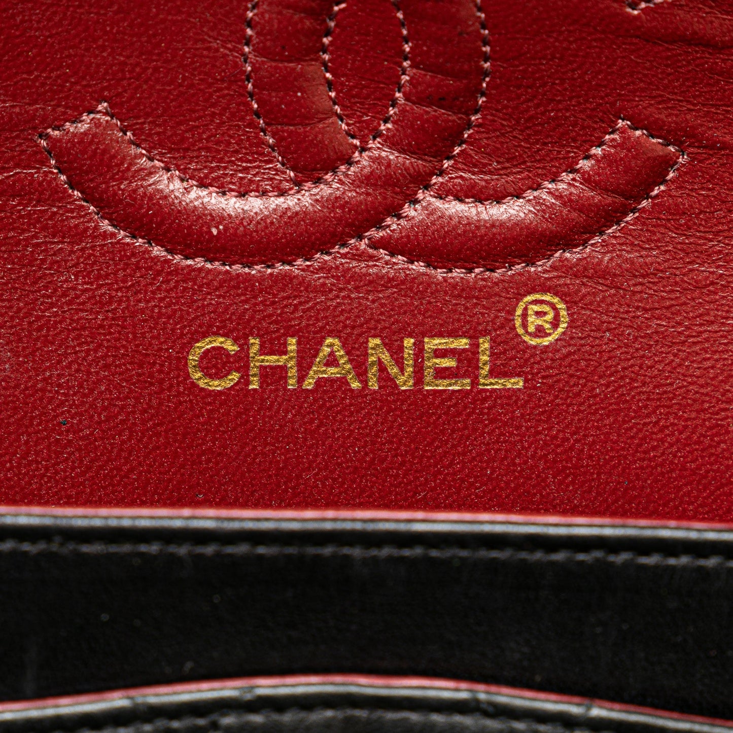 Black Chanel Small Classic Lambskin Double Flap Shoulder Bag