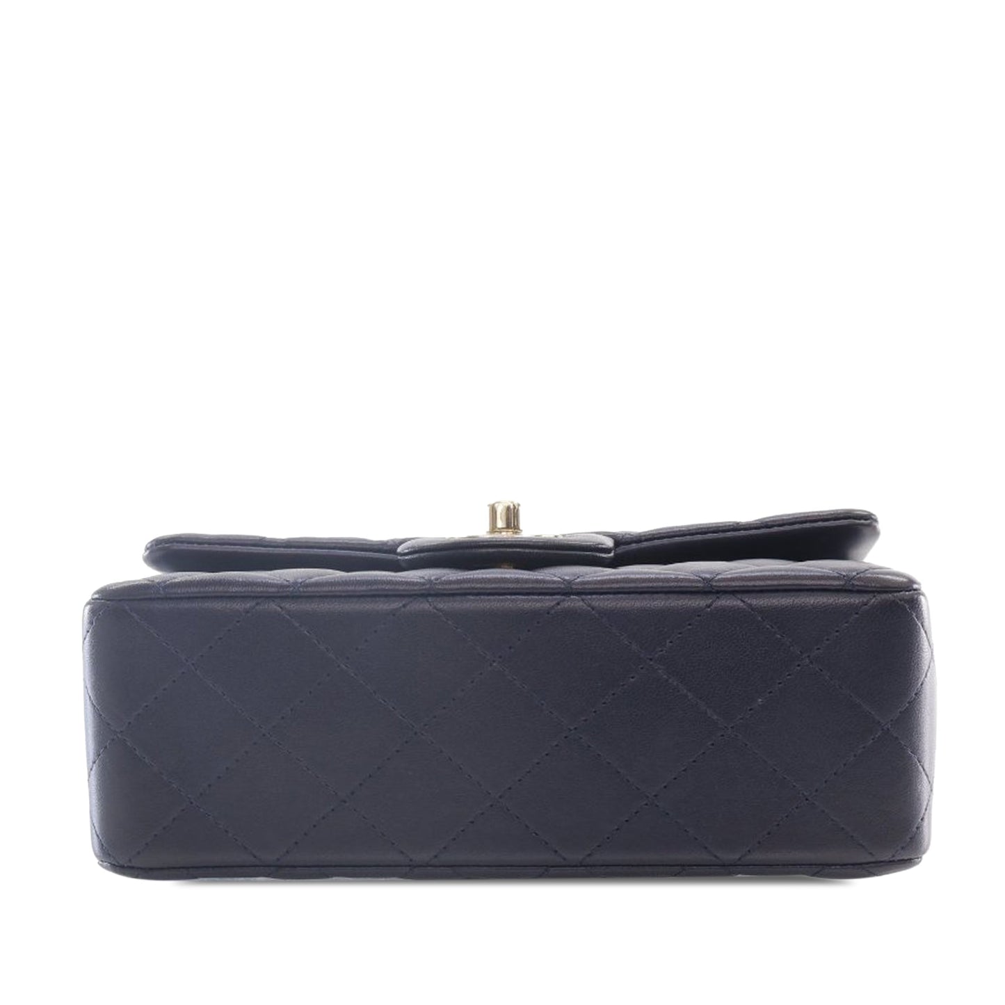 Chanel Sac Mini Rectangular Lambskin Top Handle Flap