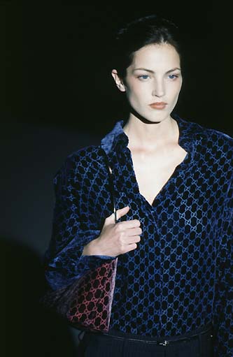 Gucci 'F/W 1997 GG Velvet' Button-Down Shirt - Men's 39