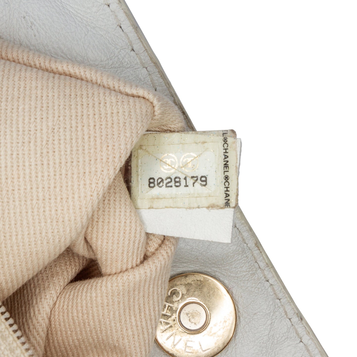 Chanel Sac Canvas Olsen Shoulder Bag