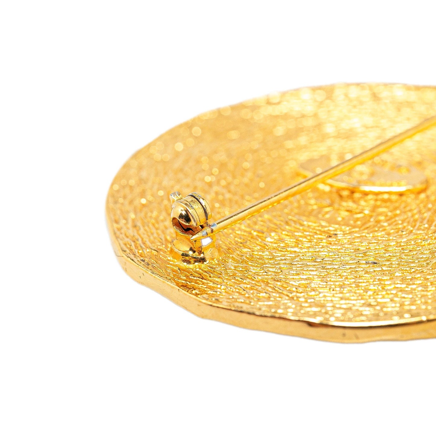 Gold Chanel Gold Plated 31 Rue Cambon Brooch
