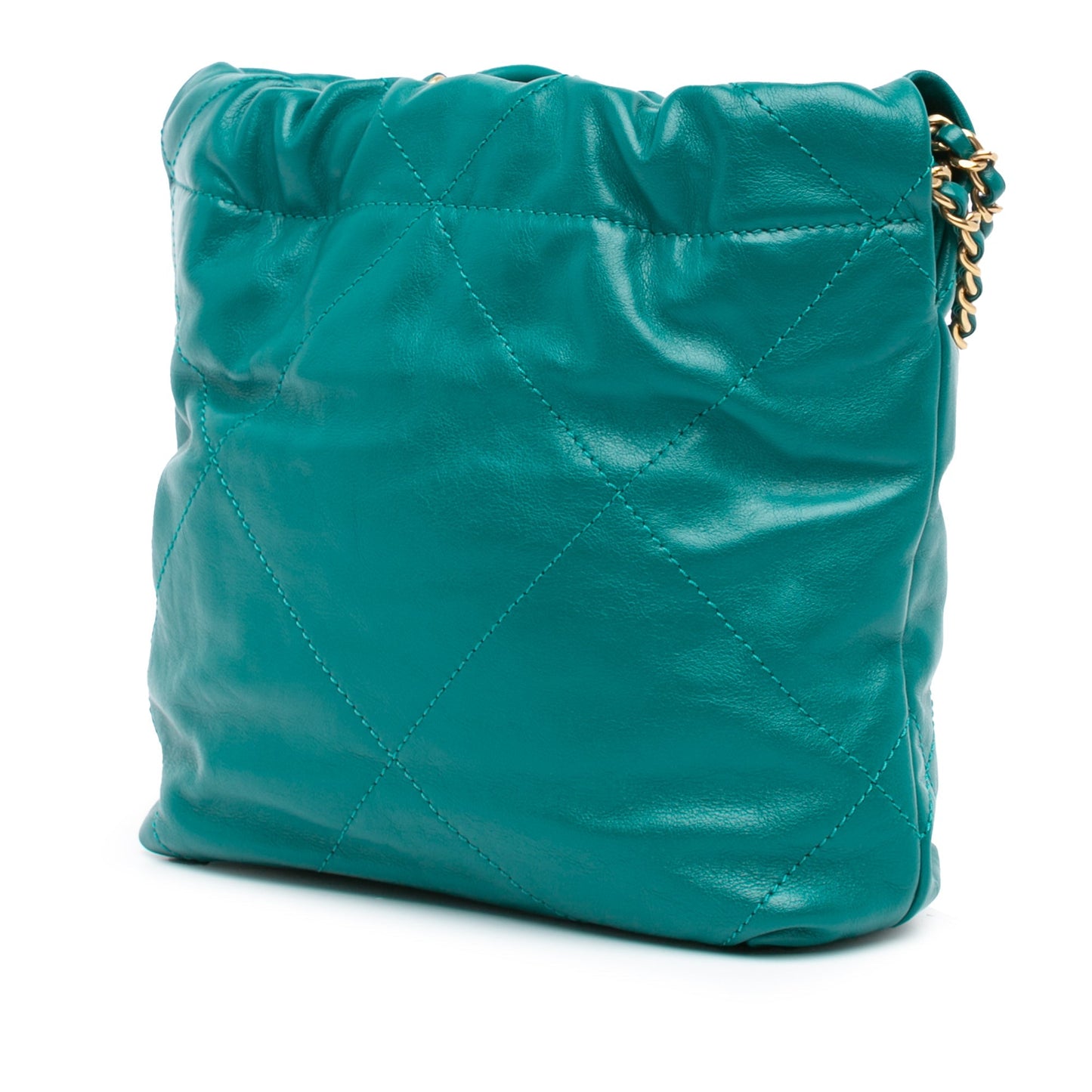 Chanel Sac Mini Shiny Calfskin 22 Handbag