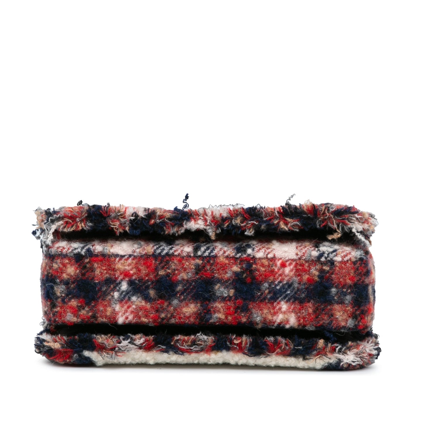 Chanel Sac CC Tweed and Shearling Single Flap