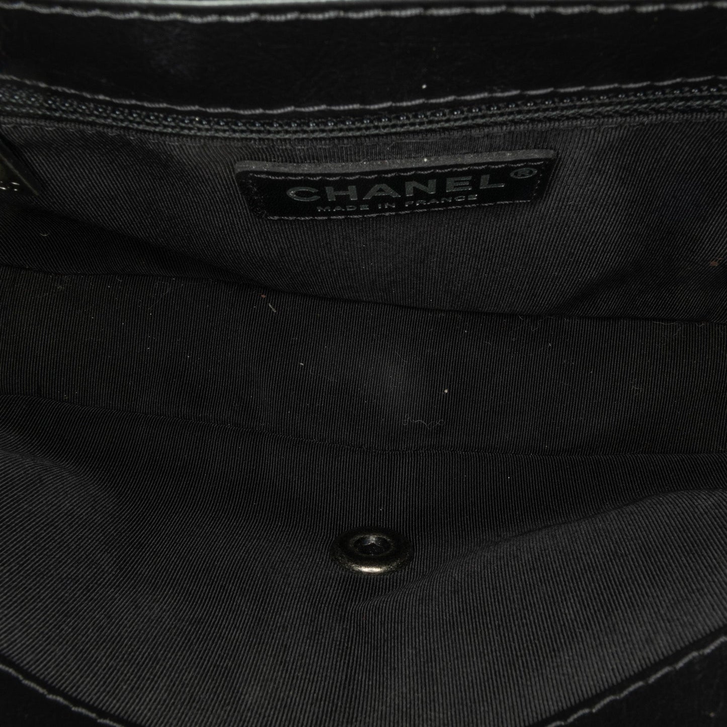 Chanel Sac CC Tweed and Shearling Single Flap