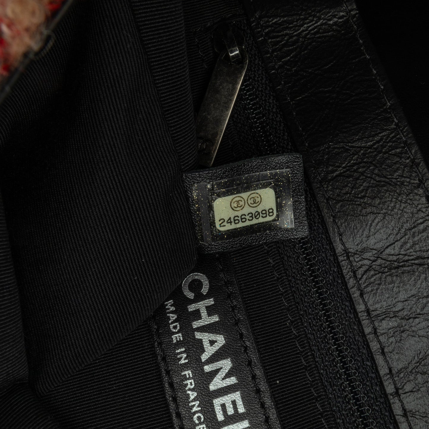 Chanel Sac CC Tweed and Shearling Single Flap