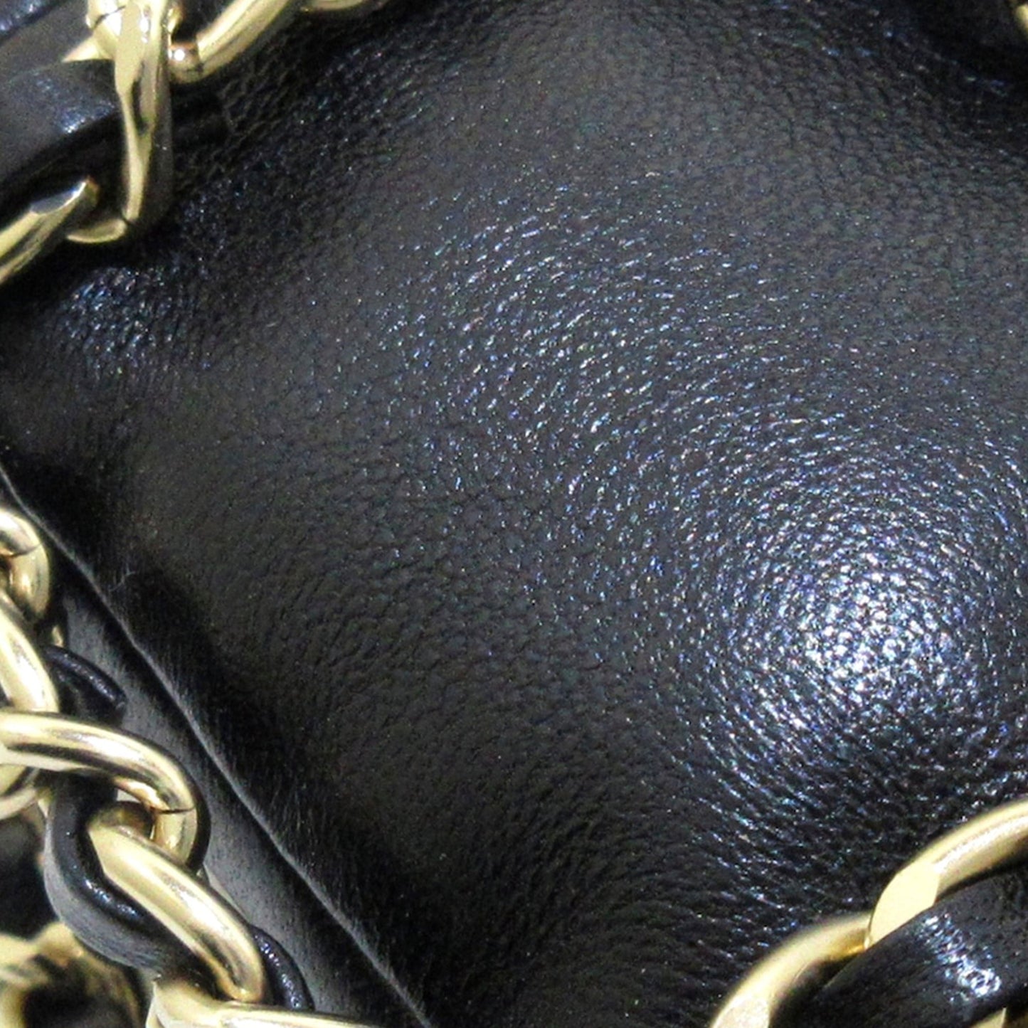Chanel Sac CC Chain Lambskin Leather Bucket Bag