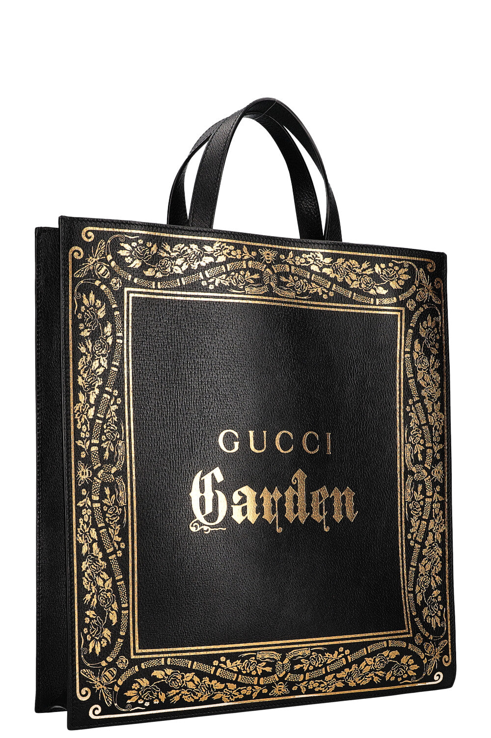 GUCCI Butterfly Convertible Soft Open Tote Black