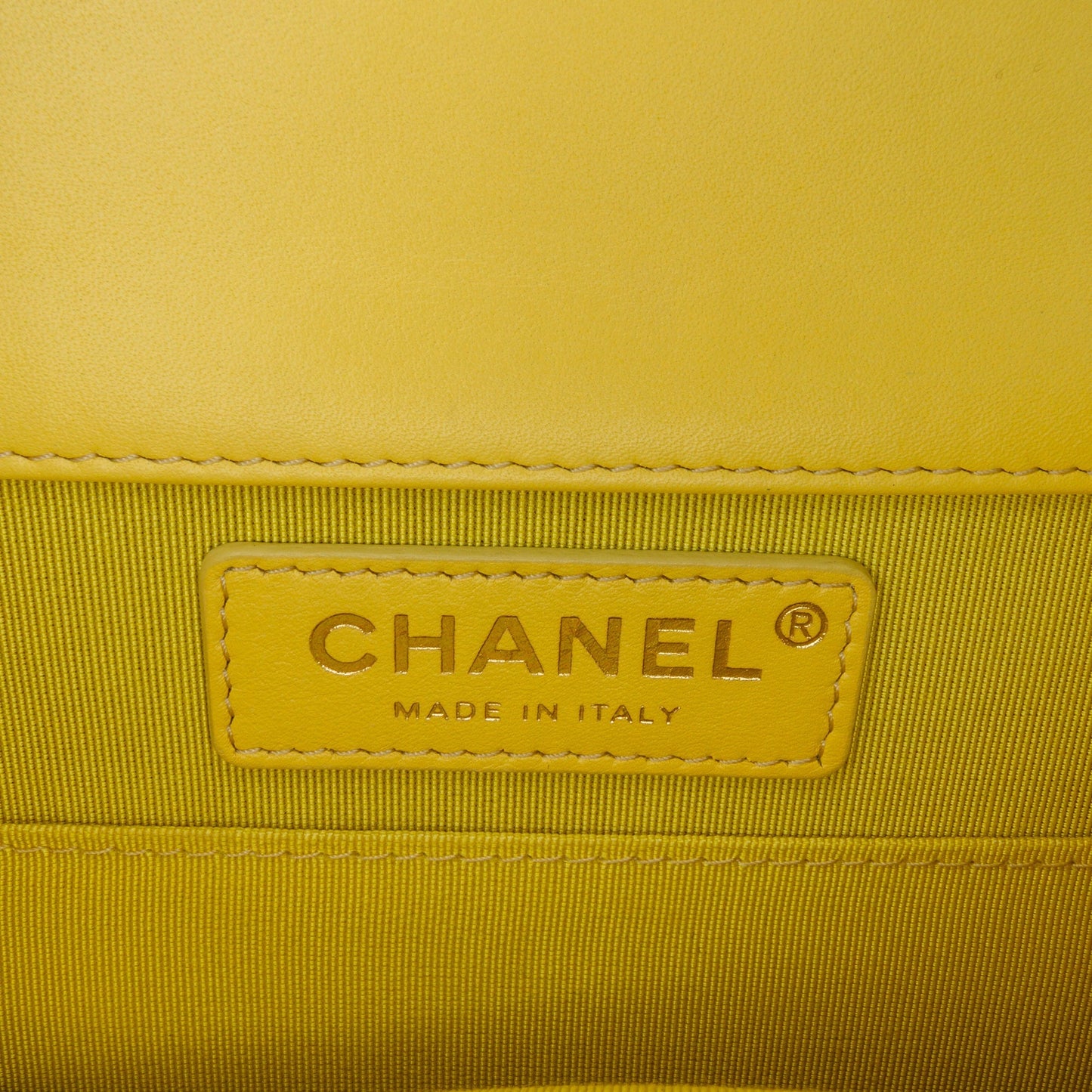 Chanel Sac Quilted Lambskin North South Boy Flap