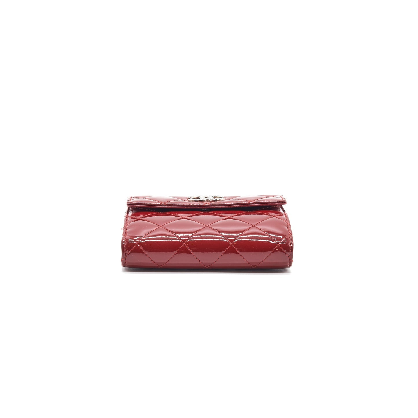 Chanel Patent small Wallet Rouge SHW