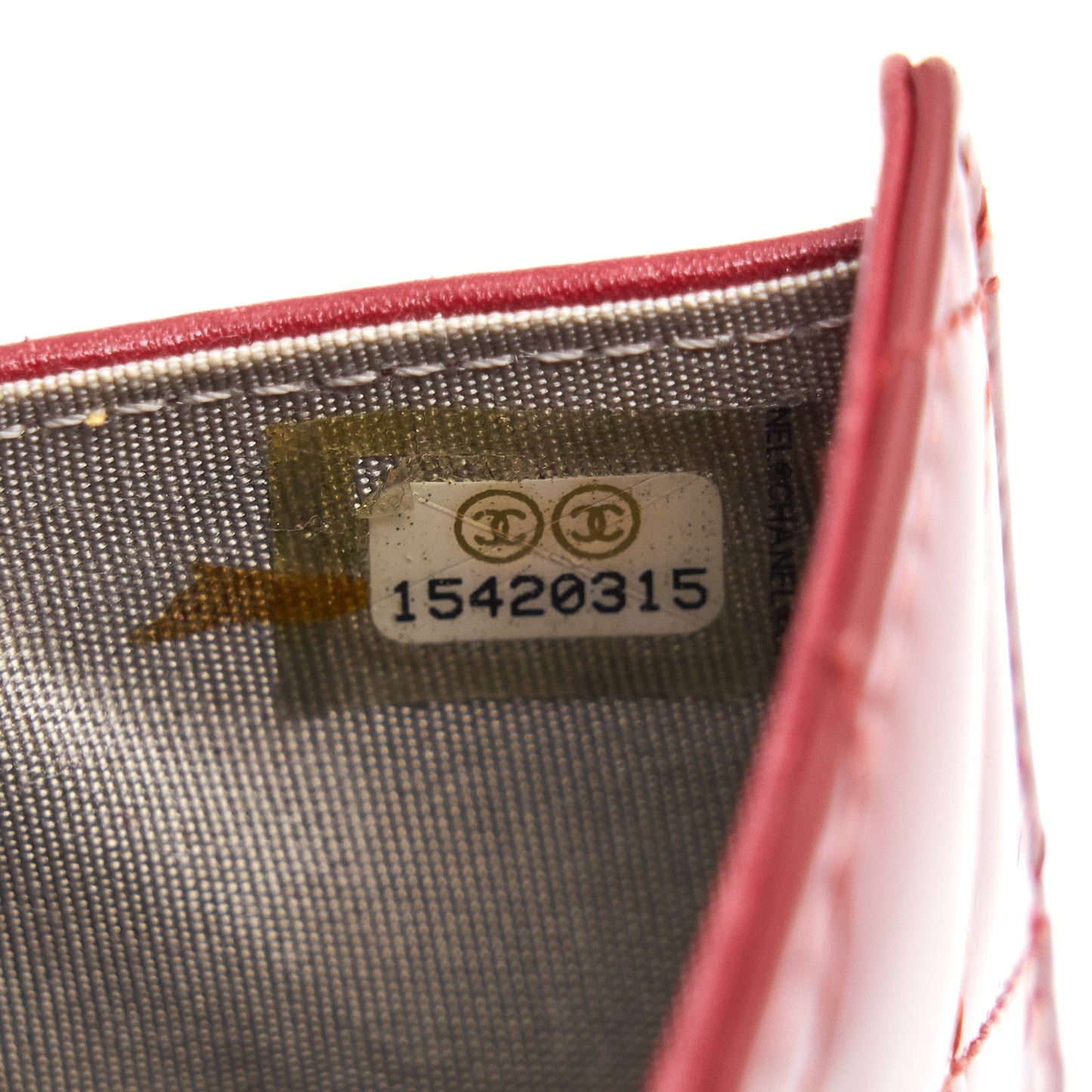 Chanel Patent small Wallet Rouge SHW