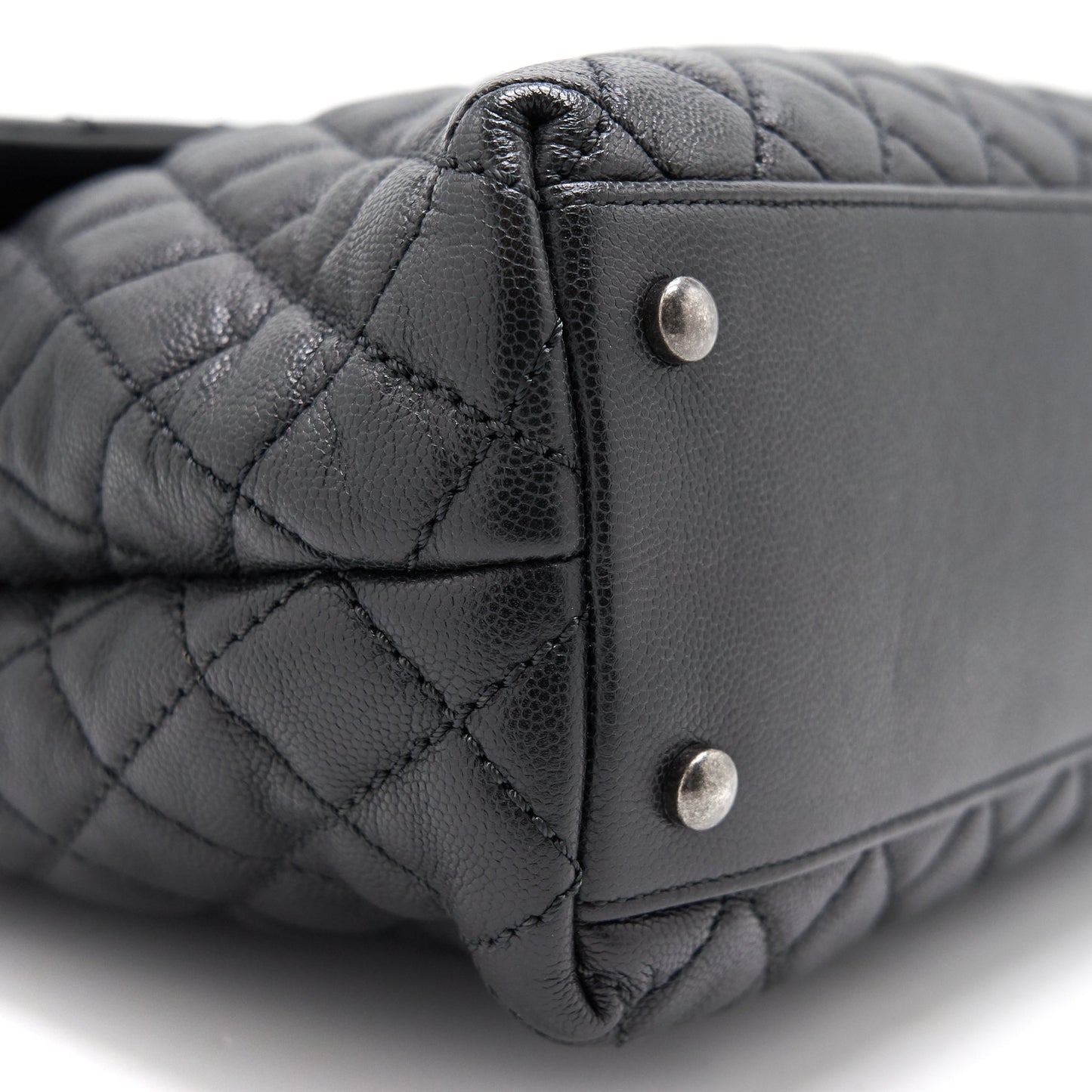 Chanel COCO Handle Flap Bag Large Black
