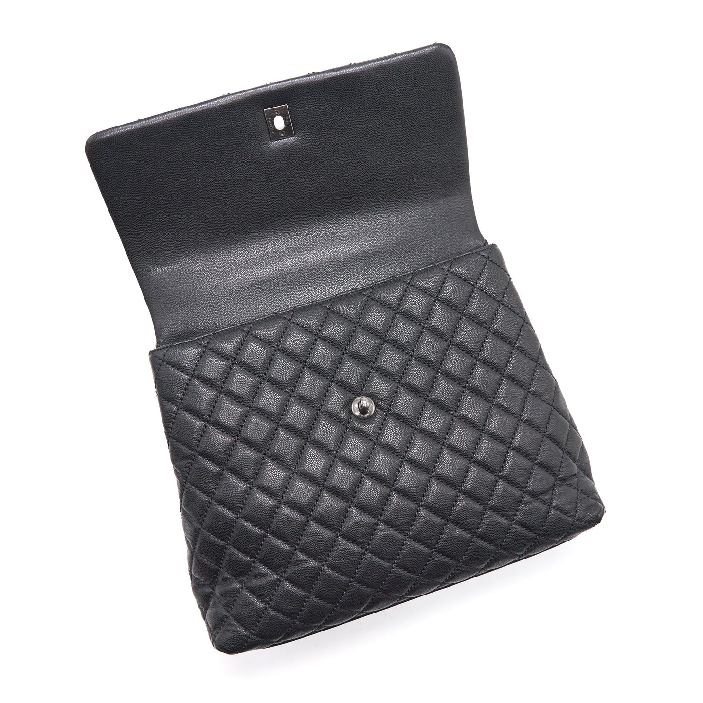 Chanel COCO Handle Flap Bag Large Black