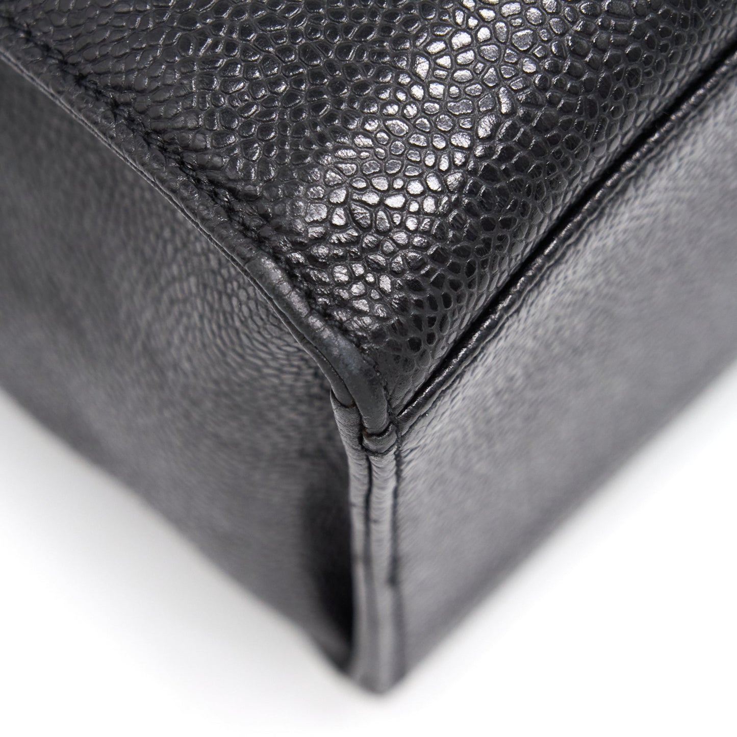 Chanel Cavier Shoulder Bag Black GHW