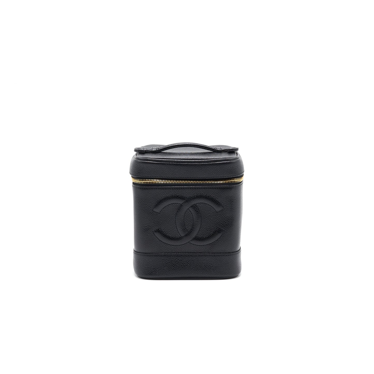 Chanel Vintage Caviar Vanity Case