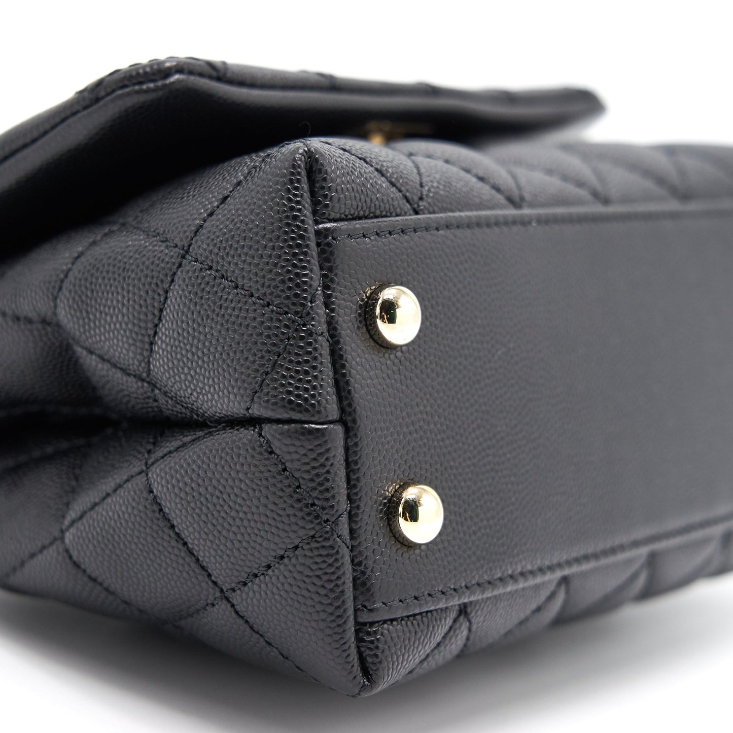 Chanel Coco Handle Extra Mini Black LGHW serial30