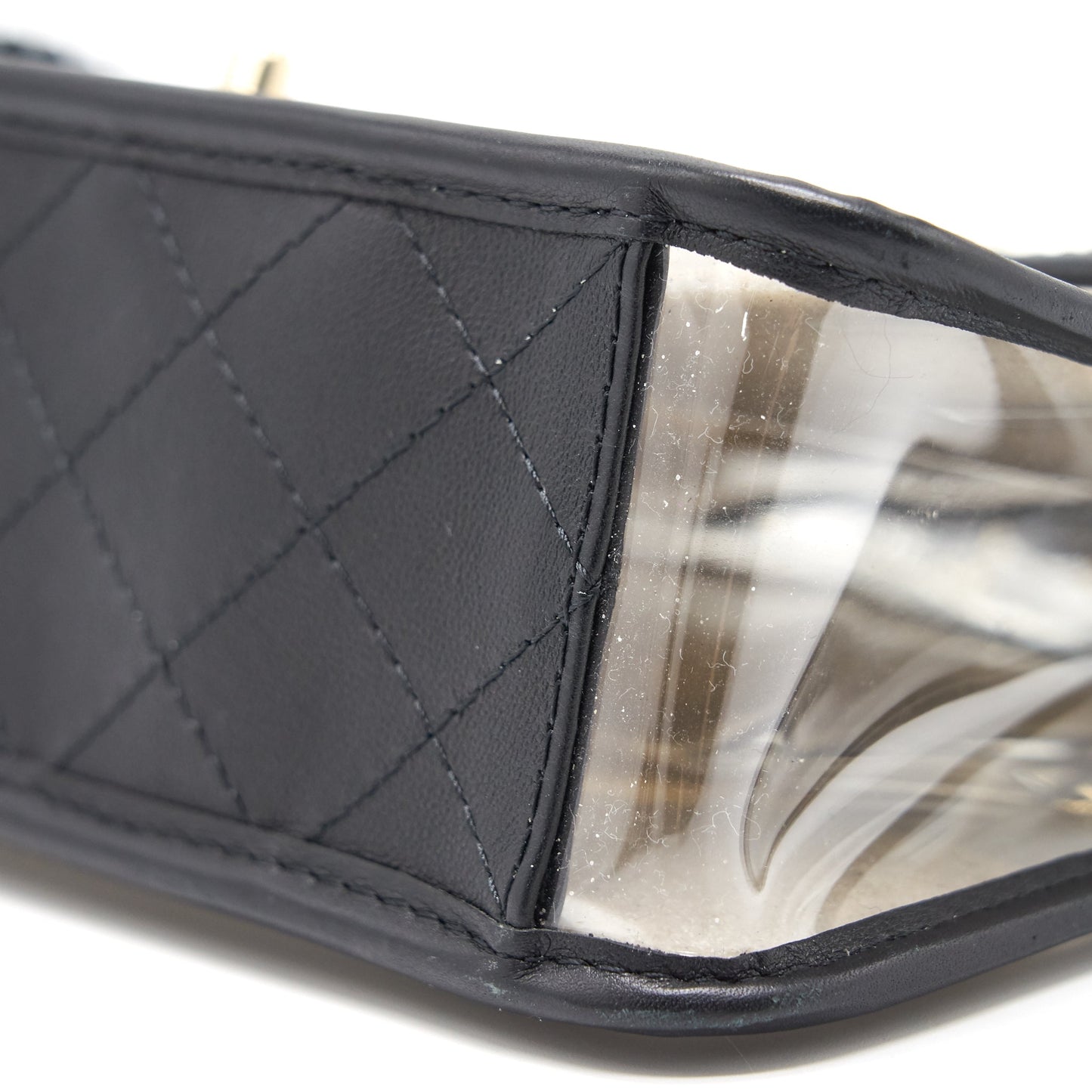 Chanel Transparent "Sand By The Sea" Pearl Flap Bag