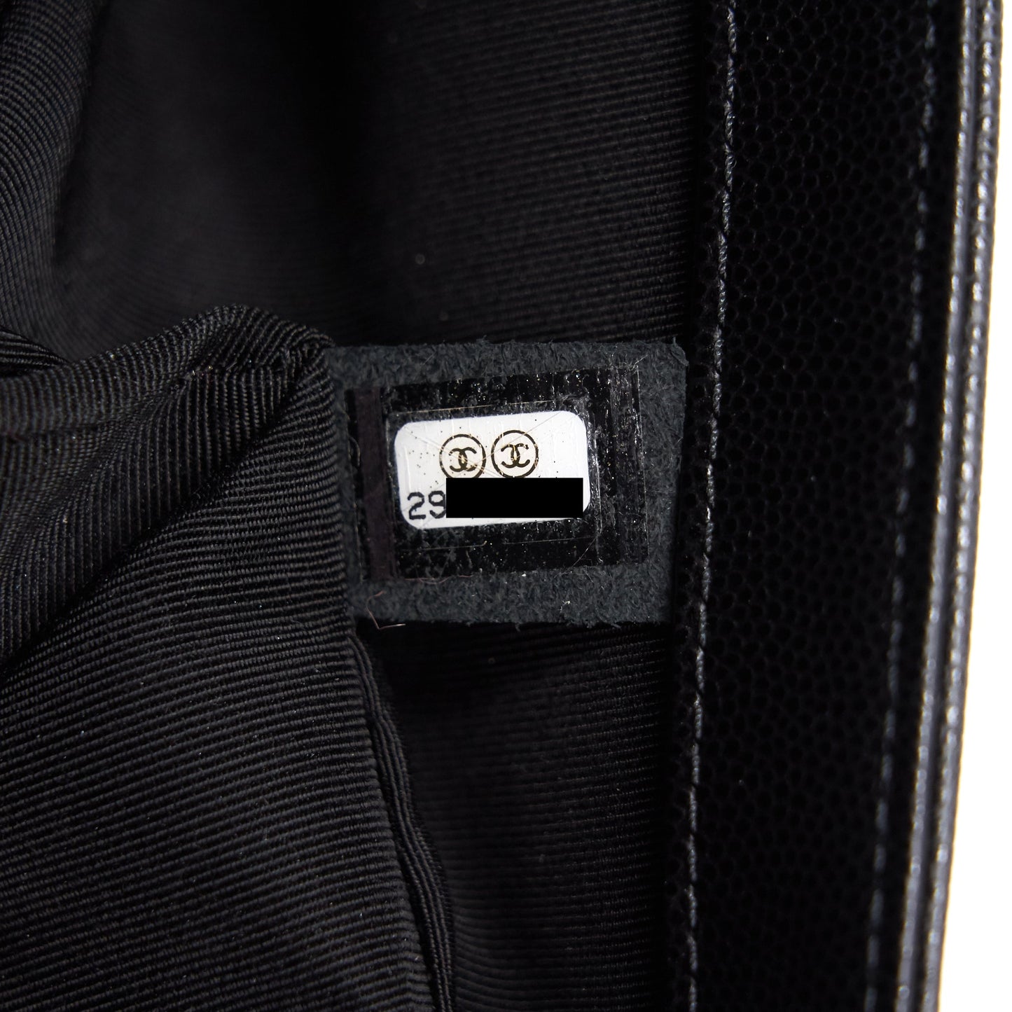 Chanel Boy Chanel Handbag Caviar Black GHW