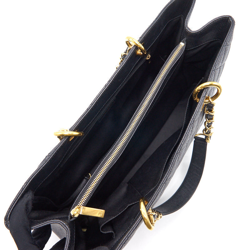 Chanel Caviar XL Grand Shopping Tote GST Black