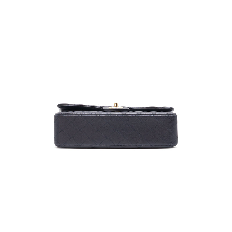 Chanel medium 25cm Classiccal double flap cavier Navy LGHW year 2020