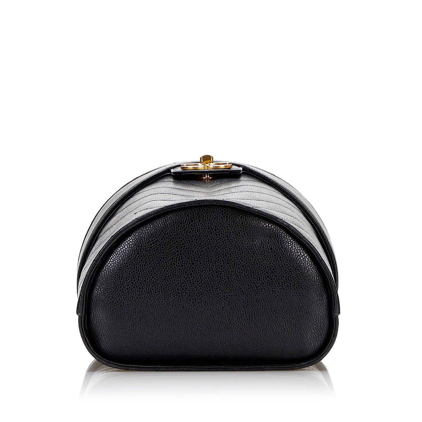 Chanel Sac Caviar Chevron Vanity Case