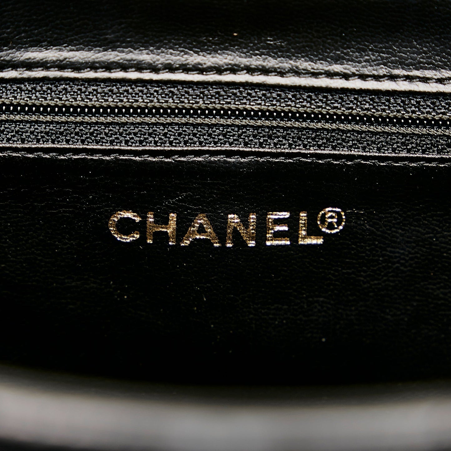 Chanel Sac Caviar Chevron Vanity Case
