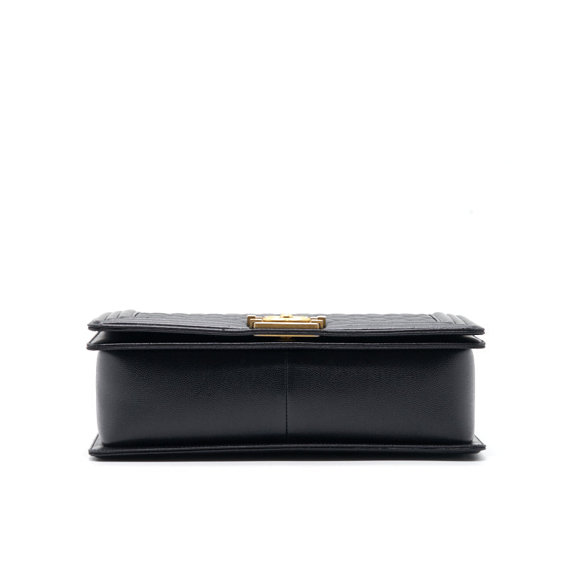 Chanel Leboy Large (New Medium) Caviar Leather Black