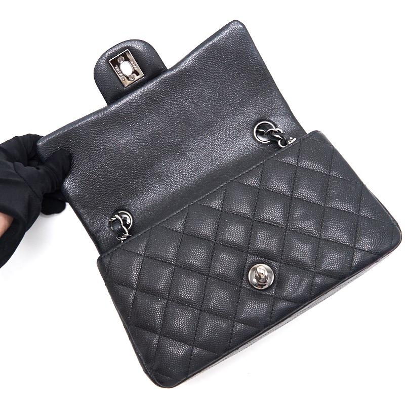 Chanel Caviar rectangular mini flap bag