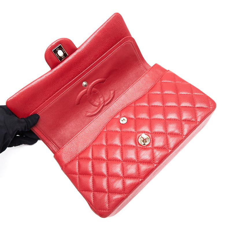 Chanel Classical Double Flap Medium Red