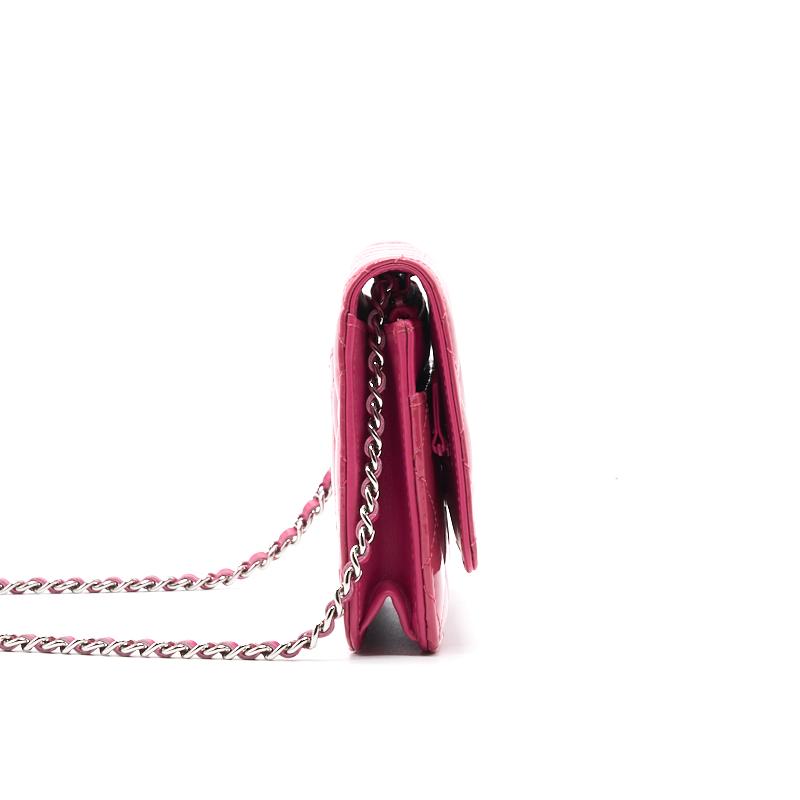 Chanel Patent Wallet on Chain