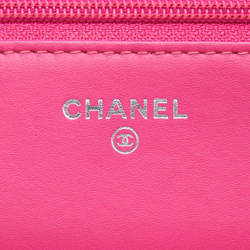 Chanel Patent Wallet on Chain