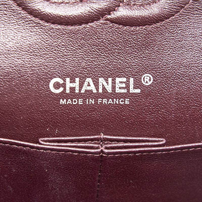 Chanel Medium cavier Classical double flap burgundy with SHW