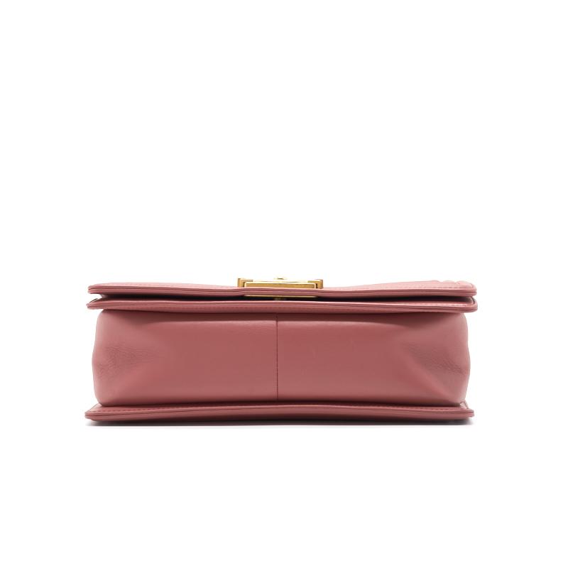 Chanel Calfskin Old medium Leboy dark pink