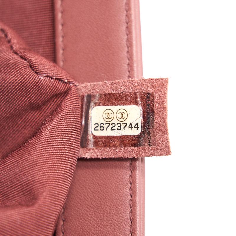 Chanel Calfskin Old medium Leboy dark pink