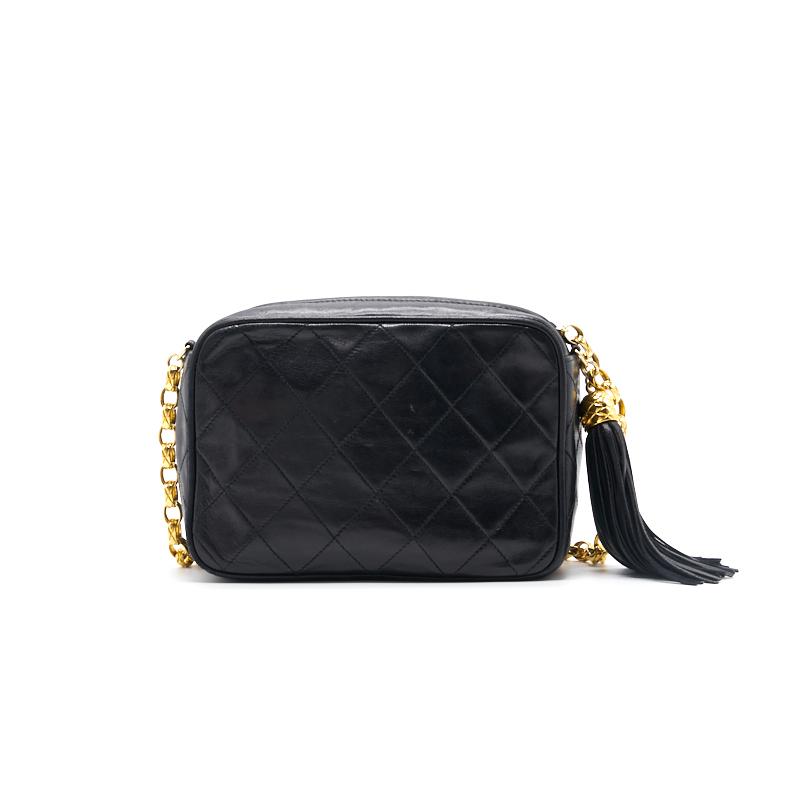 Chanel 24k Gold Vintage Camera Bag