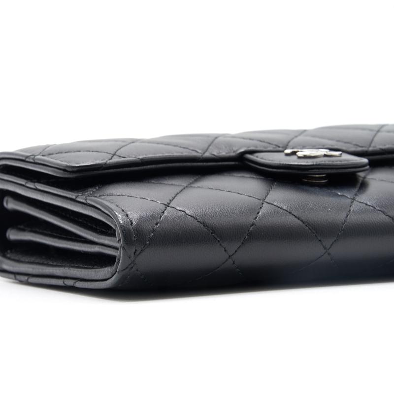 Chanel Mini Lambskin WOC Black SHW