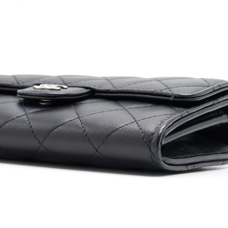 Chanel Mini Lambskin WOC Black SHW