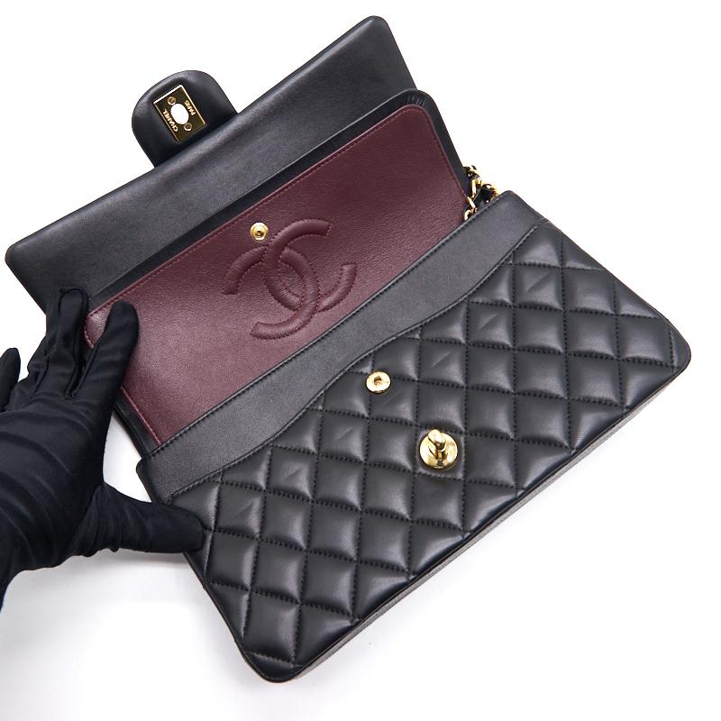 Chanel Classic Medium Double Flap Lambskin with GHW